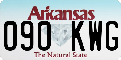AR license plate 090KWG