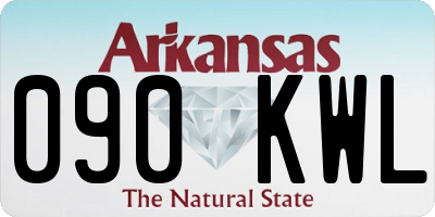 AR license plate 090KWL