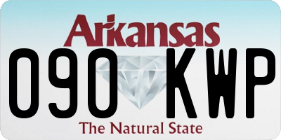 AR license plate 090KWP