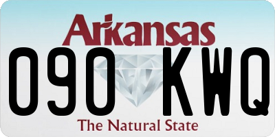 AR license plate 090KWQ