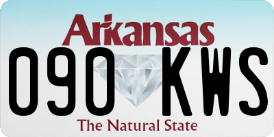 AR license plate 090KWS