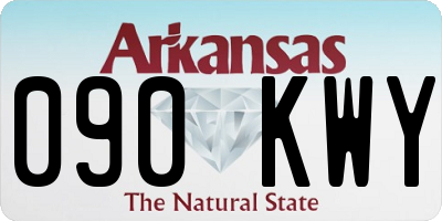 AR license plate 090KWY