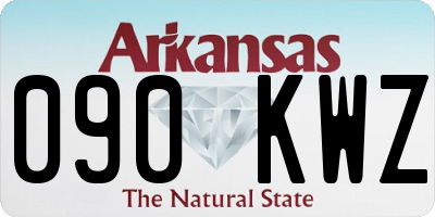 AR license plate 090KWZ