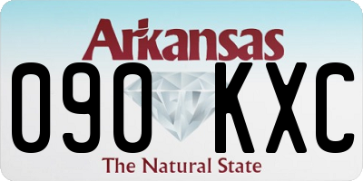 AR license plate 090KXC