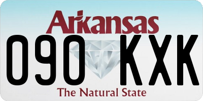 AR license plate 090KXK