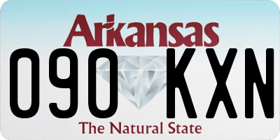 AR license plate 090KXN