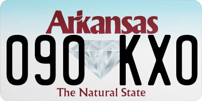 AR license plate 090KXO