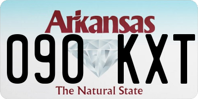 AR license plate 090KXT