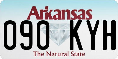 AR license plate 090KYH