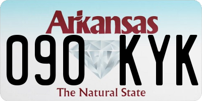 AR license plate 090KYK