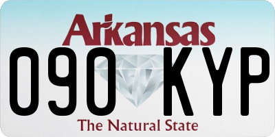 AR license plate 090KYP