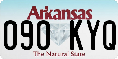 AR license plate 090KYQ