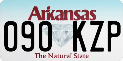 AR license plate 090KZP