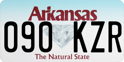 AR license plate 090KZR