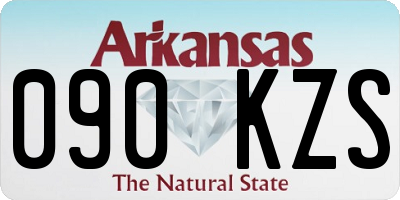 AR license plate 090KZS