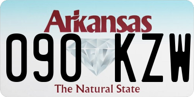 AR license plate 090KZW