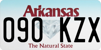 AR license plate 090KZX