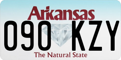 AR license plate 090KZY