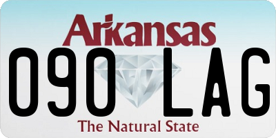 AR license plate 090LAG