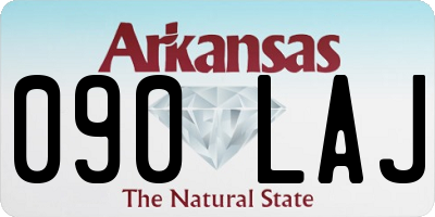 AR license plate 090LAJ