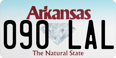 AR license plate 090LAL