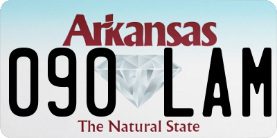 AR license plate 090LAM