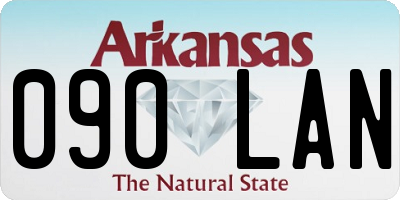 AR license plate 090LAN