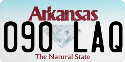 AR license plate 090LAQ
