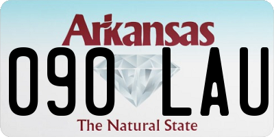 AR license plate 090LAU