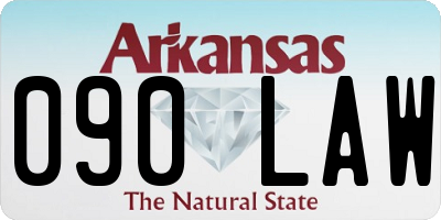 AR license plate 090LAW