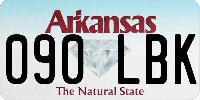 AR license plate 090LBK
