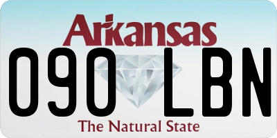 AR license plate 090LBN