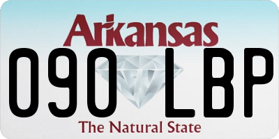 AR license plate 090LBP