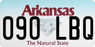 AR license plate 090LBQ