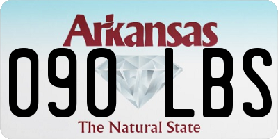 AR license plate 090LBS