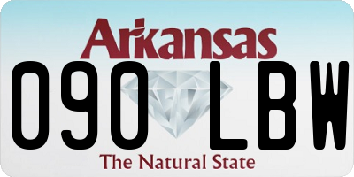 AR license plate 090LBW