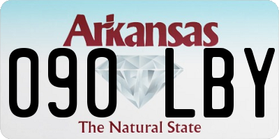 AR license plate 090LBY