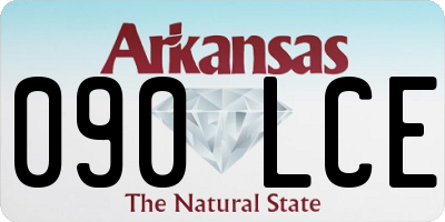AR license plate 090LCE