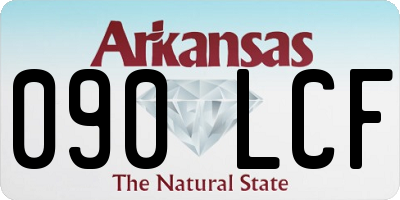 AR license plate 090LCF