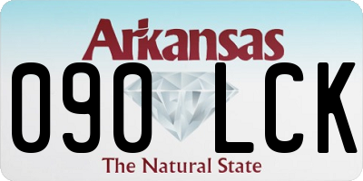 AR license plate 090LCK