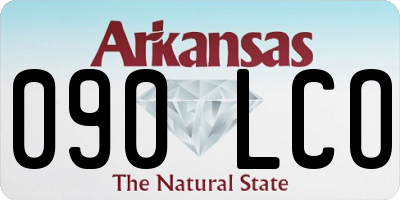 AR license plate 090LCO