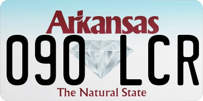 AR license plate 090LCR