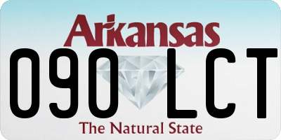AR license plate 090LCT