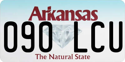 AR license plate 090LCU