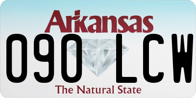 AR license plate 090LCW