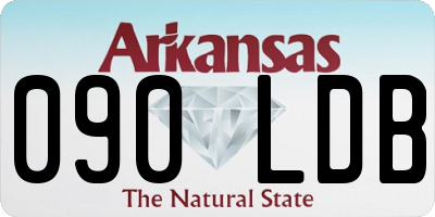 AR license plate 090LDB