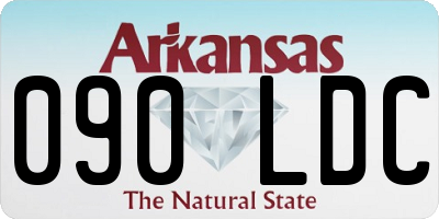 AR license plate 090LDC