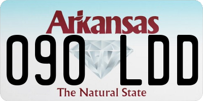 AR license plate 090LDD