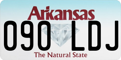 AR license plate 090LDJ