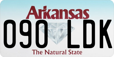 AR license plate 090LDK